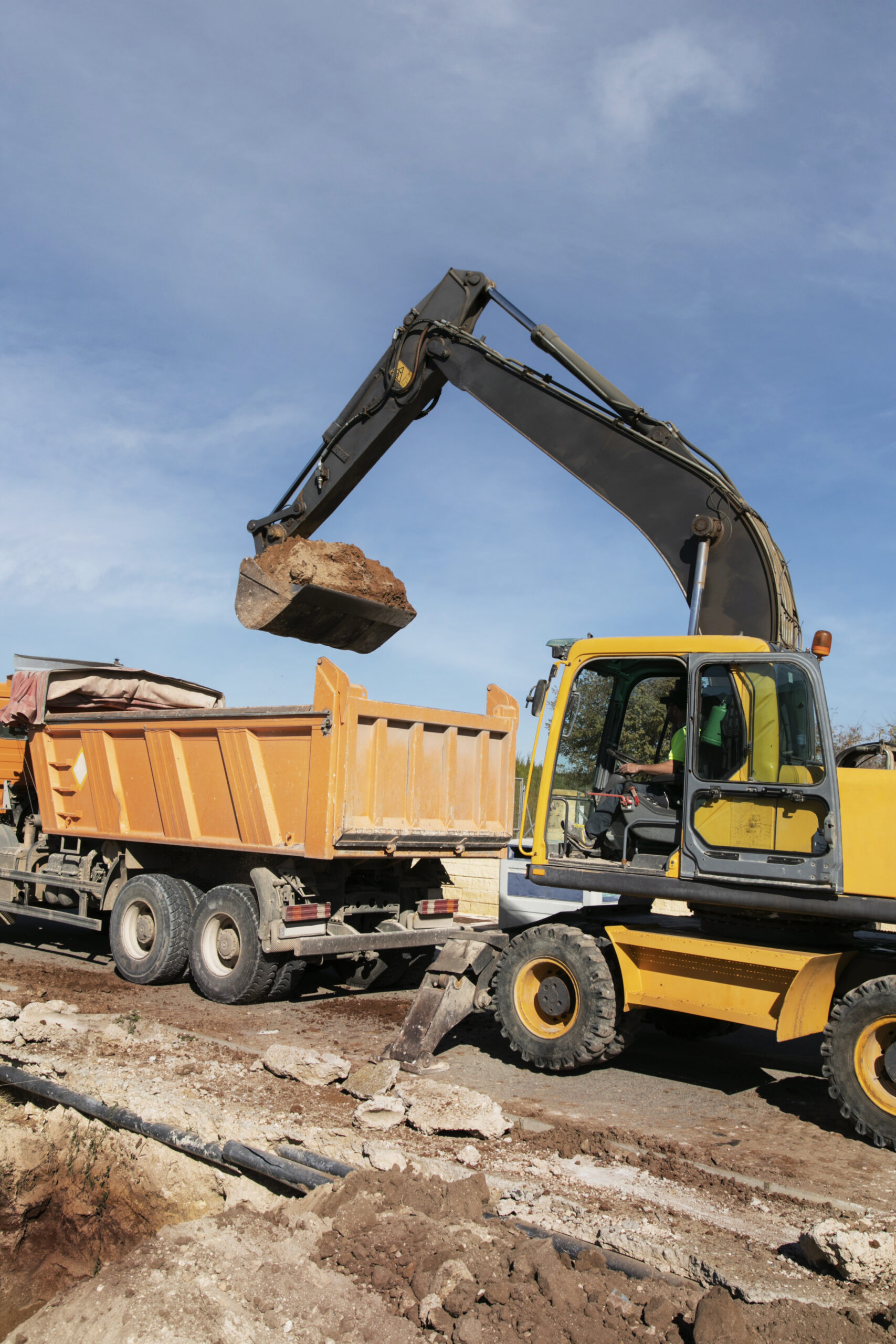 About excavator digging ground day light (3)