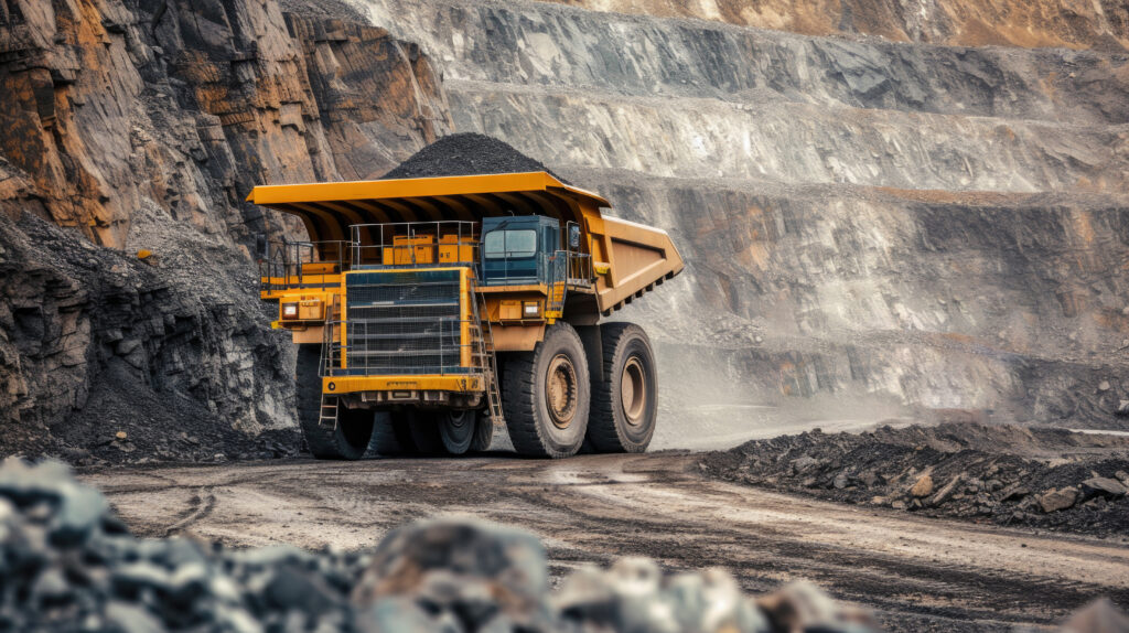heavy machinery used construction industry engineering